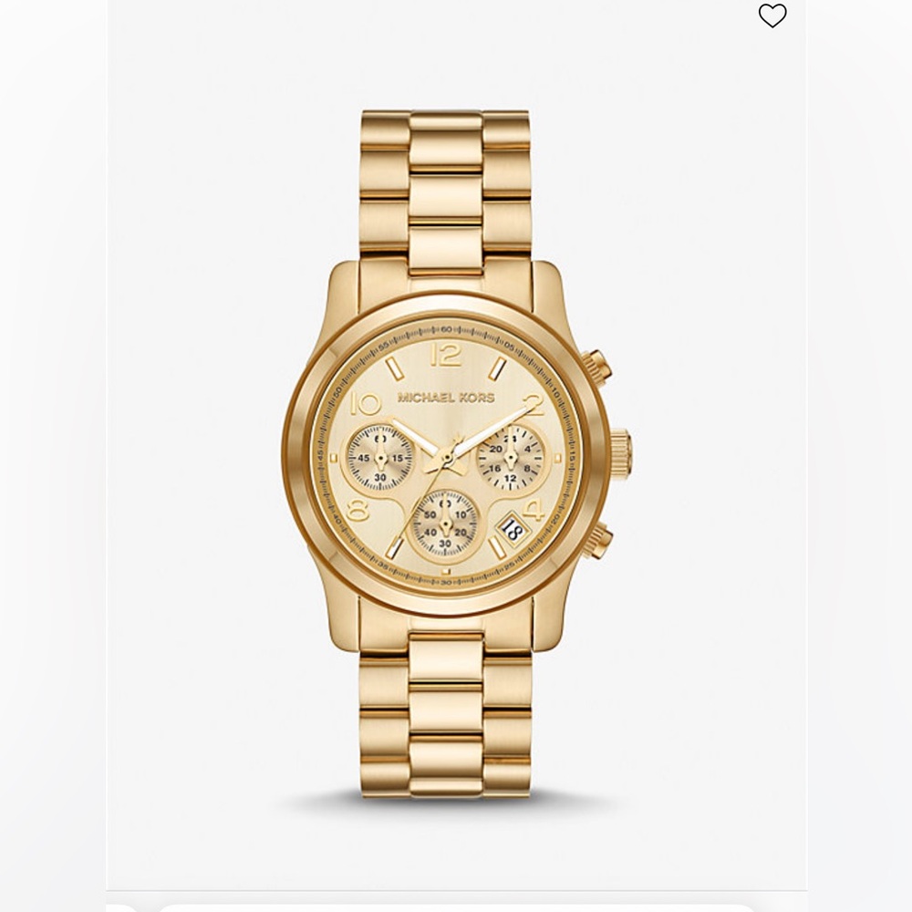 Michael Kors Runway Gold-Tone Watch